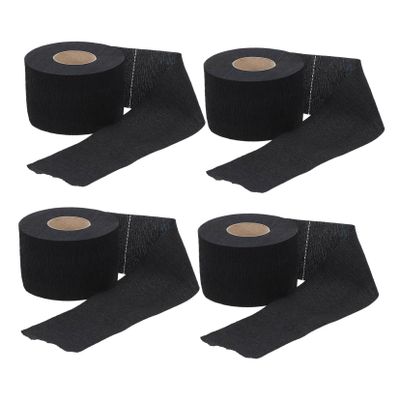 TOVINANNA 4rolls Elastic Barber Neck Strips Disposable Neck Paper for Hair Cut Styling Protection