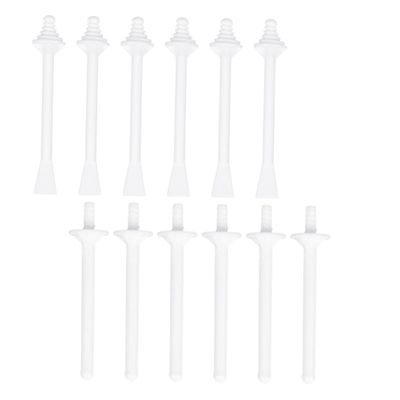 TOVINANNA 30pcs Nasal Hair Wax Rods Nose Wax Applicators Facial Hair Remover Disposables Sticks User-friendly Pain