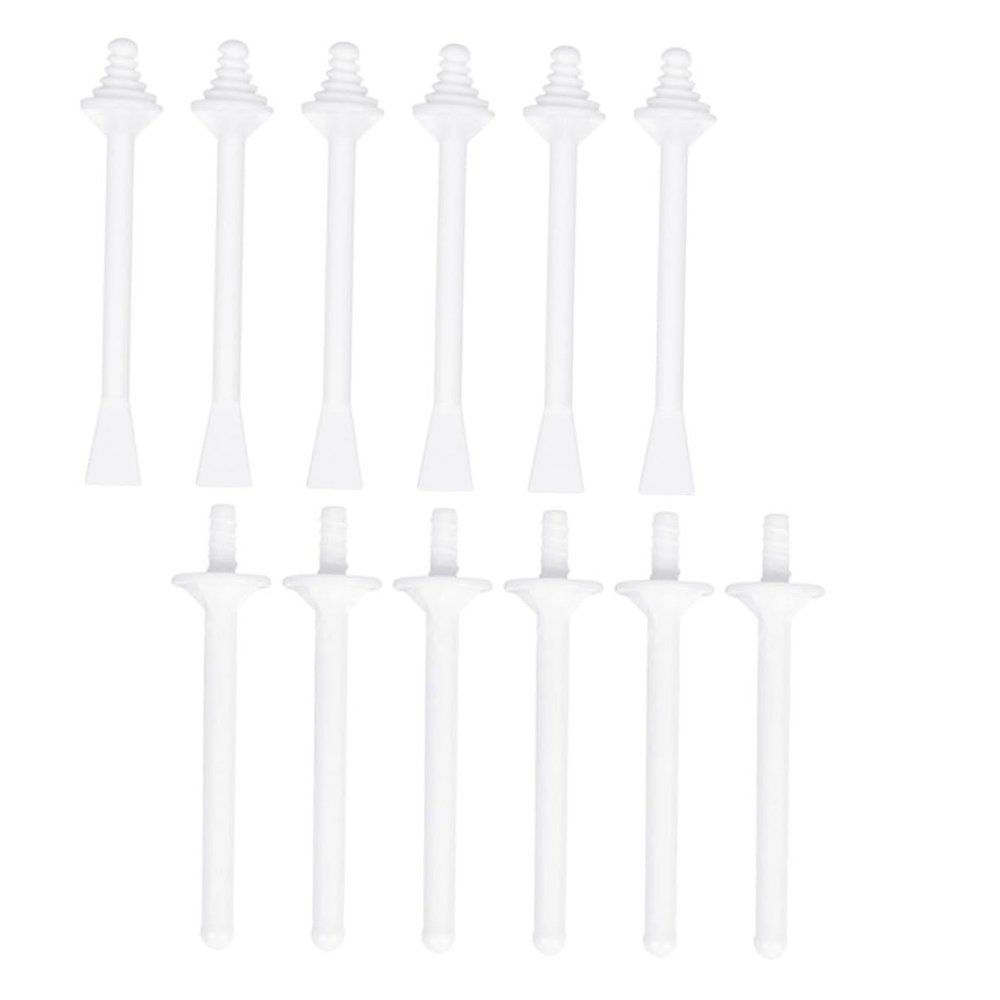TOVINANNA 30pcs Nasal Hair Wax Rods Nose Wax Applicators Facial Hair Remover Disposables Sticks User-friendly Pain