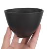 Baluue 1set Silicone Mask Mixing Bowl Set Skincare Tool Kit for Facial Masks Easy Application Measuring Spoon for Spa Home Use Black view 3