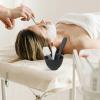 Baluue 1set Silicone Mask Mixing Bowl Set Skincare Tool Kit for Facial Masks Easy Application Measuring Spoon for Spa Home Use Black view 4