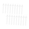 SOESFOUFU 60pcs Disposable Nose Hair Wax Sticks Eco-friendly Plastic Applicators for Nasal Hair Removal Safe Painless and User-friendly Wax Rods for Men and Women view 1
