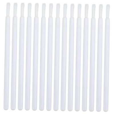 FOMIYES 100pcs Nylon Lip Brush Lipstick Gloss Applicator Wands Make-up Supplies Easy Application Brush White