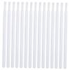 FOMIYES 100pcs Nylon Lip Brush Lipstick Gloss Applicator Wands Make-up Supplies Easy Application Brush White view 1