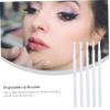 FOMIYES 100pcs Nylon Lip Brush Lipstick Gloss Applicator Wands Make-up Supplies Easy Application Brush White view 4