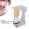 3 PCS Men's Shaving Brush Set with Acrylic Brush Holder and Bubble Bowl, Nylon Bristle Brush Kit for outstanding Grooming view 2