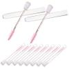 BIUDECO 10pcs Ergonomic Mascara Brush Empty Tube for Women Eyebrow Lash Makeup Brush Travel Makeup Supplies view 1