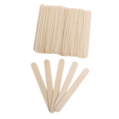 IWOWHERO 6 Boxes of Wooden Hair Removal Sticks Applicators for Body Hair Portable Waxing Kit Care