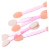 100pcs Dual End Disposable Eyeshadow Sticks with Oval Tips Pink view 3