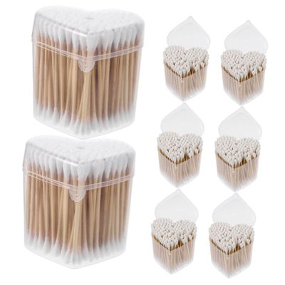 FRCOLOR Disposable Cotton Swabs for Makeup Cleaning Dual-tip Ear Swabs for and Home Use