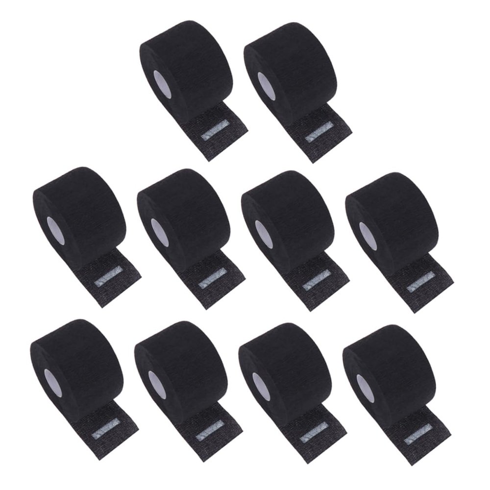 SOESFOUFU 10pcs Neck Strips for Barbering Stretchable Paper Neck Wrap for Hairdressers