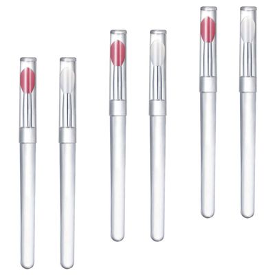 FOMIYES 6pcs Silicone Lipstick Applicator Lip Brush for Lip Makeup Ergonomic Design for Easy Use Comfortable Touch Makeup Accessory