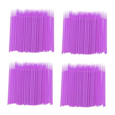 FOMIYES 4packs Disposable Eyebrow Applicator Sticks of Swabs for Makeup Beauty Applications for and Liquid Medicine Use