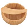 Didiseaon Bamboo Mask Mixing Bowl with Spoon Diy Facial Mask Tool for Home Use Easy to Clean Travel-friendly Safe for Skin Care for Salon and Personal Care view 1