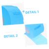 Neck Strips 5 Rolls Paper Salon Hairdressing Tools Blue view 3