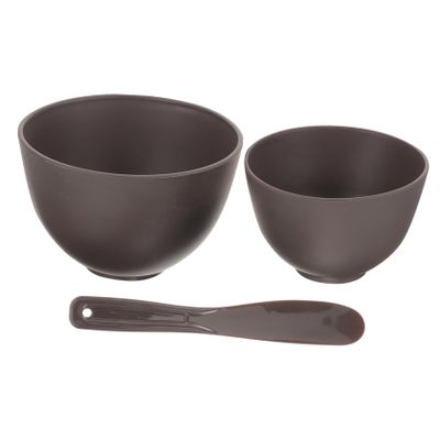 FRCOLOR Wax Melting Bowl Set Face Mask Mixing Bowl Mask Spatula Silicone Tool for Spa Supplies Diy Beauty Tool