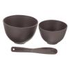FRCOLOR Wax Melting Bowl Set Face Mask Mixing Bowl Mask Spatula Silicone Tool for Spa Supplies Diy Beauty Tool view 1