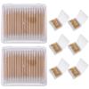 Baluue 1200pcs Double- Cotton Swabs for Makeup and Beauty Disposable Cotton Cleaning Sticks for Eyelash Care and Personal Use view 1