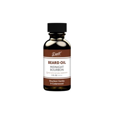 Detroit Grooming Co.| Hydrating Formula with Sweet Almond & Vitamin E Limited Edition Midnight Bourbon Beard Oil (1 oz)