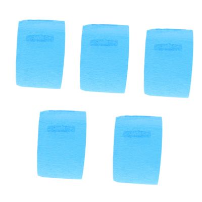 SOESFOUFU Hairdressing Neck Strip Papers 5 Pack Blue Neck Covering for Barber Easy to Use Comfortable Salon Supplies