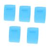 SOESFOUFU Hairdressing Neck Strip Papers 5 Pack Blue Neck Covering for Barber Easy to Use Comfortable Salon Supplies view 1