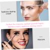Gogogmee 10pcs Disposable Eyelash Brush Female Mascara Brush Set White Ideal for Travel view 3