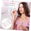 Gogogmee 10pcs Disposable Eyelash Brush Female Mascara Brush Set White Ideal for Travel view 4