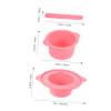 SOESFOUFU Diy Silicone Mask Making Bowl Nonstick Wax Melting Pot with Stirring Stick High Temperature Resistant for Home and Beauty Salons Friends and Family view 2