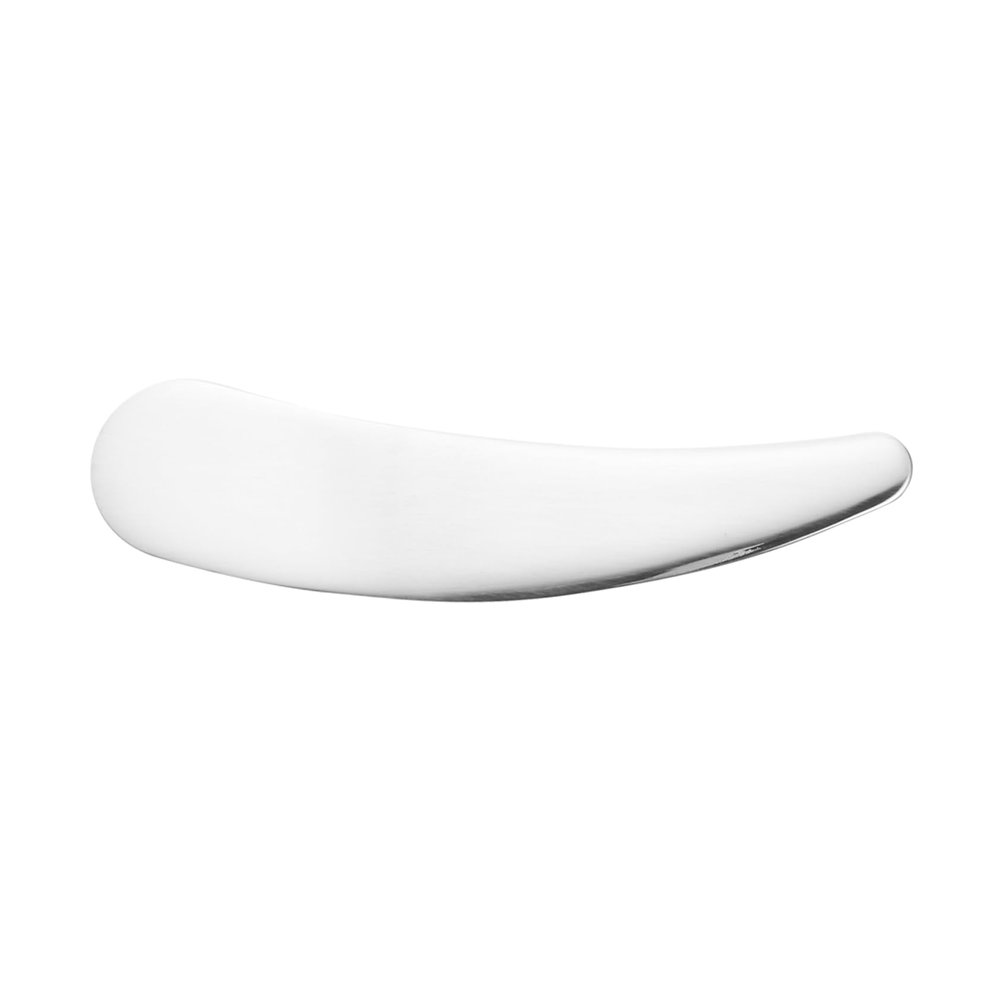 Baluue Stainless Steel Eye Cream Spoon Mini Facial Mask Spatula Skincare Cosmetic Applicator Tool for Creams Gels Makeup and Massage Portable and Reusable Beauty Accessory
