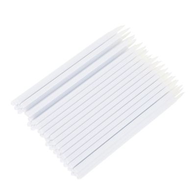 IWOWHERO 100pcs Disposable Eyeliner Brush Set Makeup Eye Tool Eyeliner Applicator Plastic Nylon Material