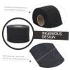 VINTORKY Barber Shop Essential 4 Rolls Black Neck Paper Strips Necks Bands Stretchable Easy Peel-Off Design for Hair Cutting view 3