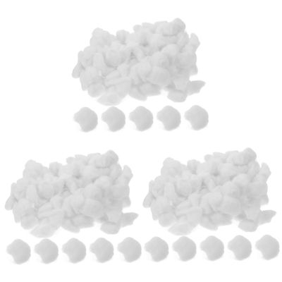NOLITOY 3pcs Multi-use Cotton Balls Daily Cleaning Soft Gentle for Home Travel Commercial Use
