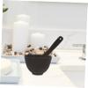 BIUDECO Facial Mask Bowl for Diy Skin Care Black Exfoliate for Face Clay Mask Portable Mixing Bowl Kit view 3