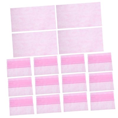 BCOATH 100pcs Disposable Foot Bath Towel for Nail Salon and Spa Use Soft and Absorbent Guest Towels Pink for Bathrooms and Parties