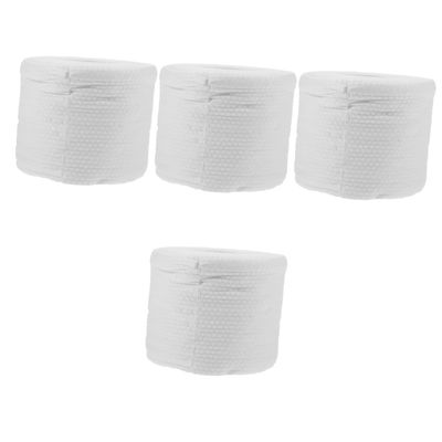 TOVINANNA 4rolls Daily Face Towels Soft Cotton Facial Tissues for Skincare Single Use Cleansing Wipes