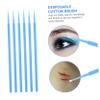 FRCOLOR 2packs Beauty Cotton Brush Makeup Brush Applicator Sponges Non-linting Sanitary Medical Sticks for Eyebrows Face Body view 3