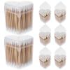 Baluue 1200pcs Disposable Makeup Cotton Swabs for Eyelash Cleaning Small Dual-tipped Applicators for Makeup Removal and Eyeliner Cleaning Beauty Tool for Personal and Professional Use view 1