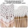 Baluue 1200pcs Disposable Makeup Cotton Swabs for Eyelash Cleaning Small Dual-tipped Applicators for Makeup Removal and Eyeliner Cleaning Beauty Tool for Personal and Professional Use view 4