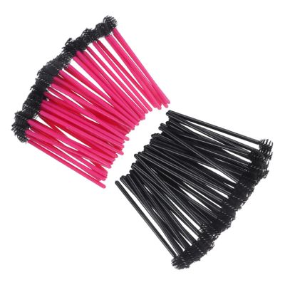 IWOWHERO 100pcs Eyebrow Lash Extension Brush Mascara Wand for Eyelashes and Bottom Lashes Travel Makeup Brushes