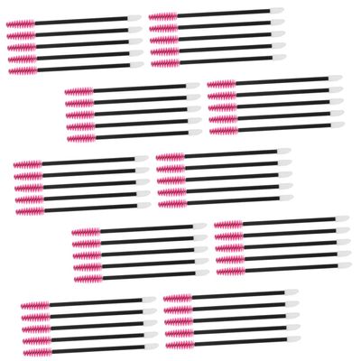 BIUDECO 50pcs Eyebrow Brush Applicator Disposable Lash Brush for Eyelash Extensions Soft Bristles for Travel