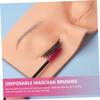 BIUDECO 50pcs Eyebrow Brush Applicator Disposable Lash Brush for Eyelash Extensions Soft Bristles for Travel view 2