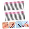 BIUDECO 50pcs Eyebrow Brush Applicator Disposable Lash Brush for Eyelash Extensions Soft Bristles for Travel view 3