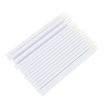 Baluue 100pcs Disposable Eyeliner Brush Applicators Durable Tip Makeup Eye Tools Lightweight and Portable for Liquid Eyeliner Lip Makeup and Cosmetic Applications
