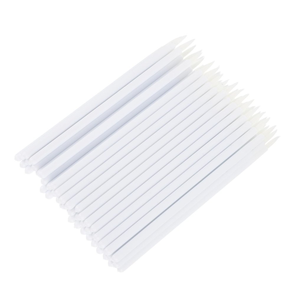 Baluue 100pcs Disposable Eyeliner Brush Applicators Durable Tip Makeup Eye Tools Lightweight and Portable for Liquid Eyeliner Lip Makeup and Cosmetic Applications
