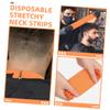 FOMIYES 1roll Disposable Neck Strips for Hair Cutting Hairdressing Paper Wrap Strips Stain Prevention Comfortable Neck Guard Salon Essential Design view 3