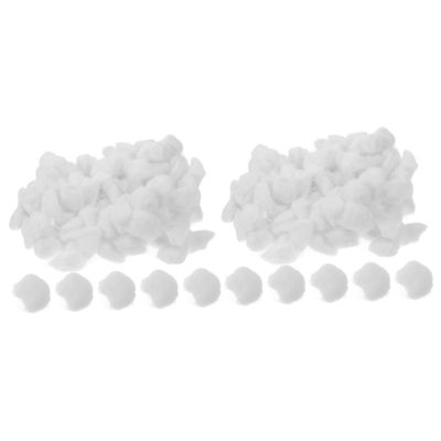 NOLITOY 2pcs Beauty Caring Cotton Balls Makeup Remover Cotton Rounds Gentle Lint Manicure Nails Cleaning Tool