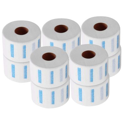 Didiseaon 10rolls Barber Neck Strips Salon Neck Paper Stain Haircut Strip for Barbers Salons