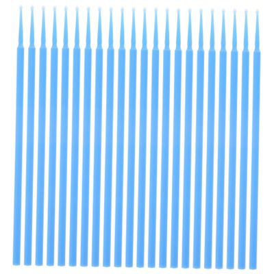 IWOWHERO 2packs Disposable Beauty Cotton Applicator Sticks Large Blue for Makeup Application Dental Use and Practical Eyebrow Grooming