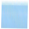 IWOWHERO 2packs Disposable Beauty Cotton Applicator Sticks Large Blue for Makeup Application Dental Use and Practical Eyebrow Grooming view 1