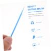 IWOWHERO 2packs Disposable Beauty Cotton Applicator Sticks Large Blue for Makeup Application Dental Use and Practical Eyebrow Grooming view 3